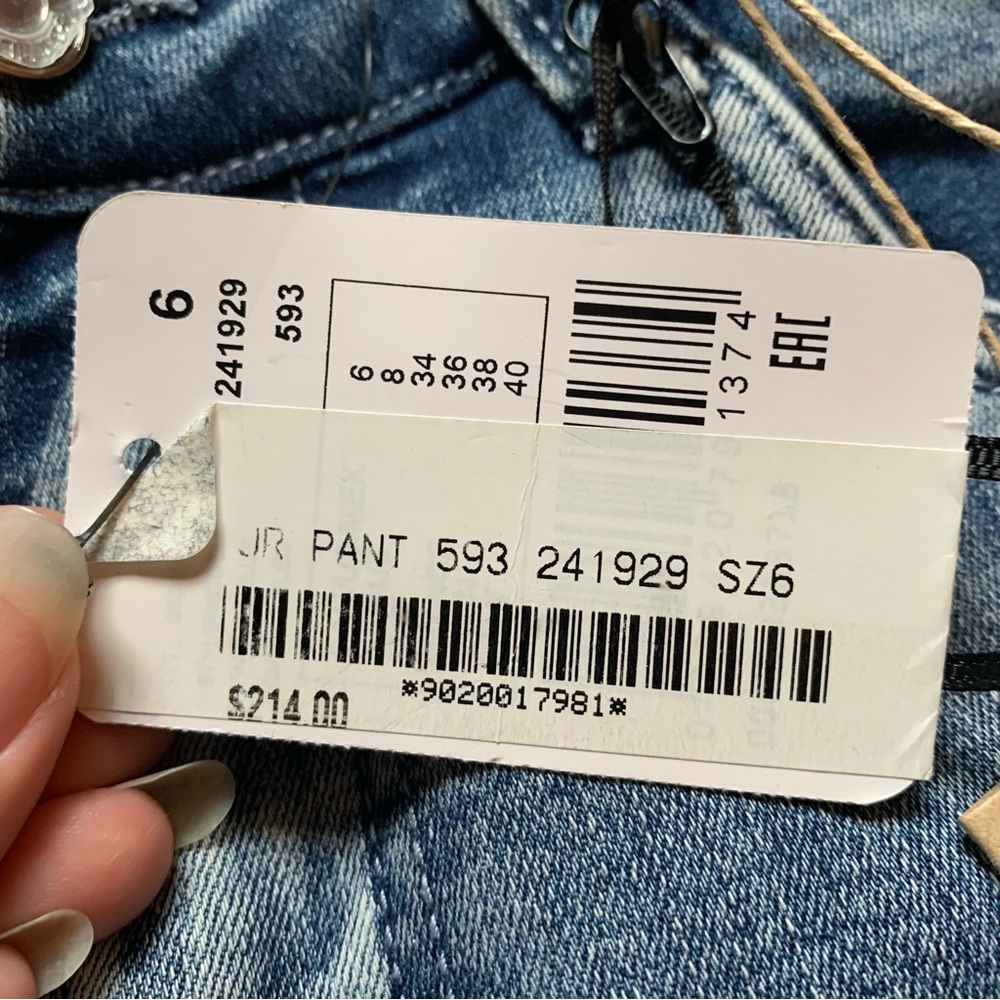 Joseph Ribkoff pantacourt ajusté slim crop jeans size 6 - Picture 4 of 10